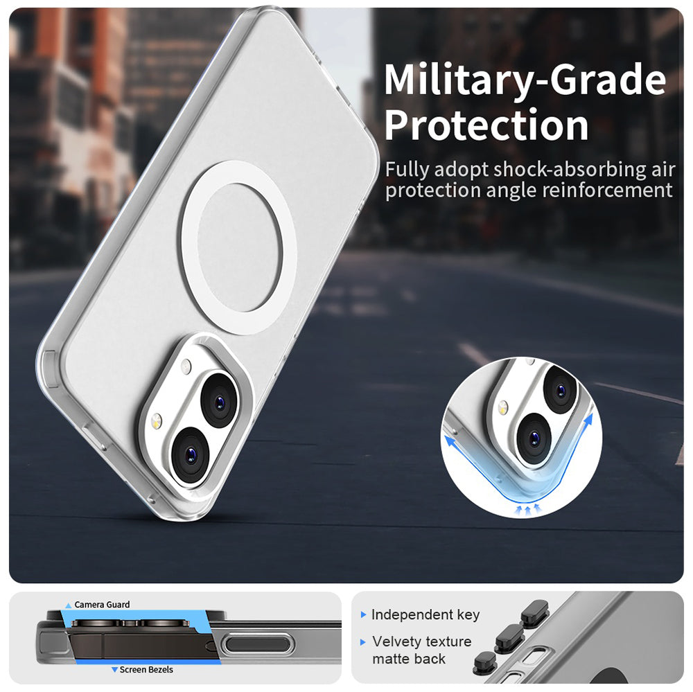 Custodia MagSafe per Xiaomi Poco X8 Pro Max, Techsuit, CandyCase, Bianca