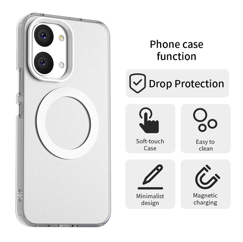 Custodia MagSafe per Xiaomi Poco X8 Pro Max, Techsuit, CandyCase, Bianca