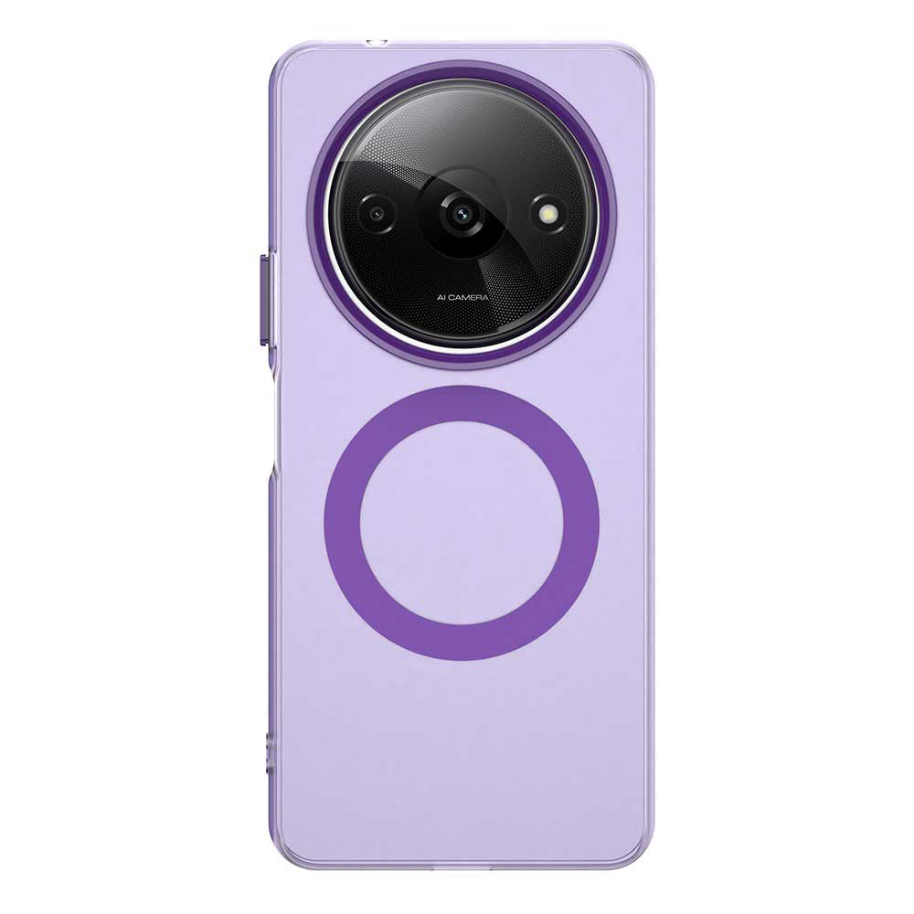 Custodia MagSafe per Xiaomi Redmi A3x / A3, Techsuit, CandyCase, Viola
