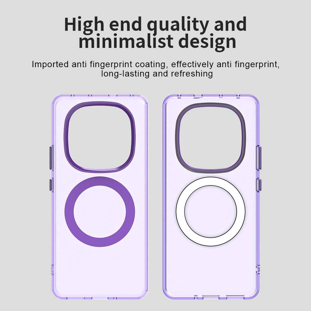 Custodia MagSafe per Xiaomi Redmi Note 14 Pro 4G, Techsuit, CandyCase, Viola