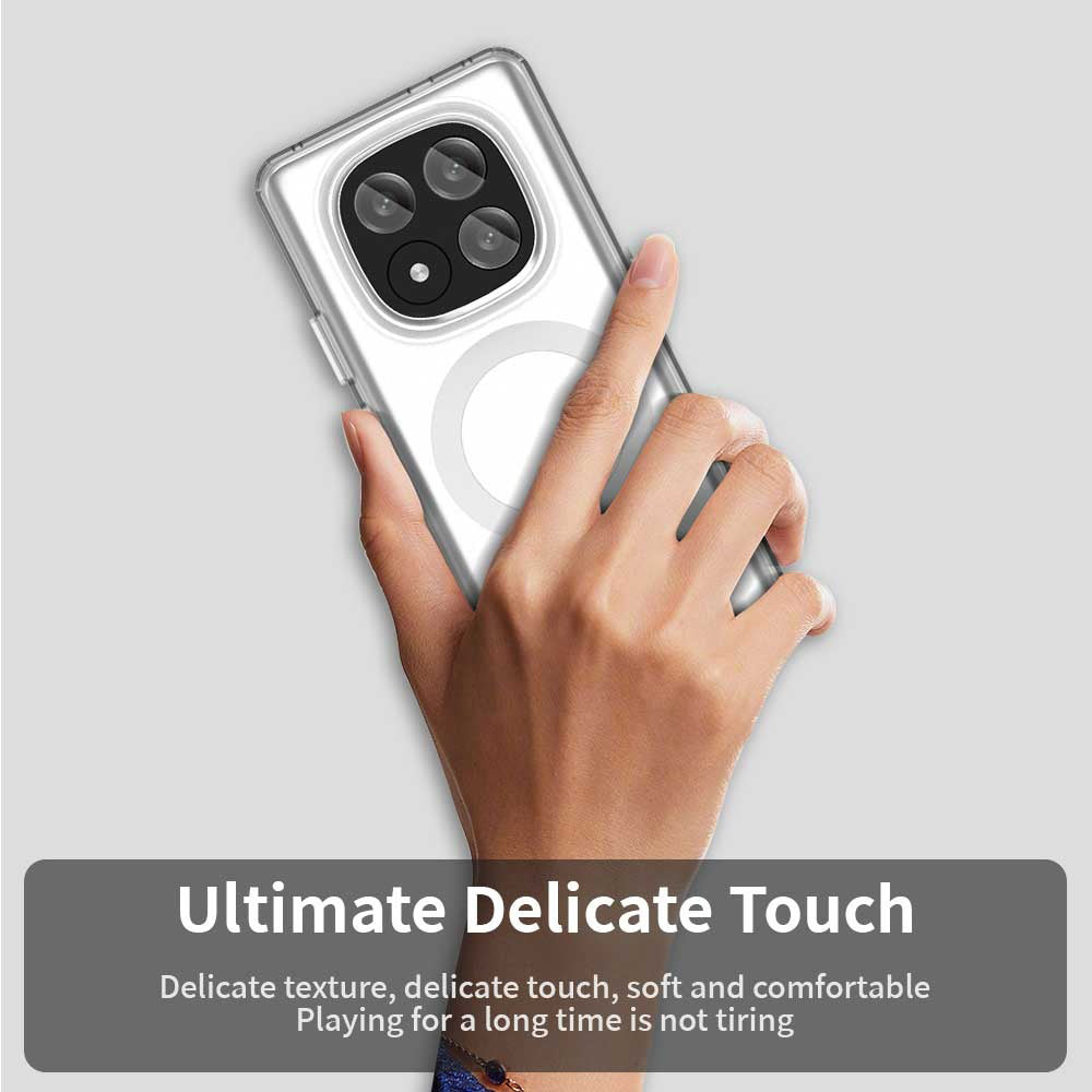 Custodia MagSafe per Xiaomi Redmi Note 14 Pro+ 5G, Techsuit, CandyCase, Bianca