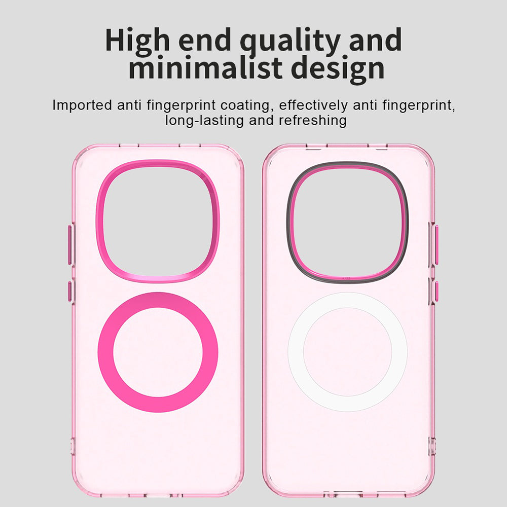 Custodia MagSafe per Xiaomi Redmi Note 15 Pro 5G, Techsuit, CandyCase, Rosa