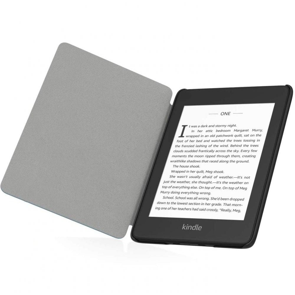 Custodia per Amazon Kindle Paperwhite 5 pollici, Techsuit, SmartCover, Nera