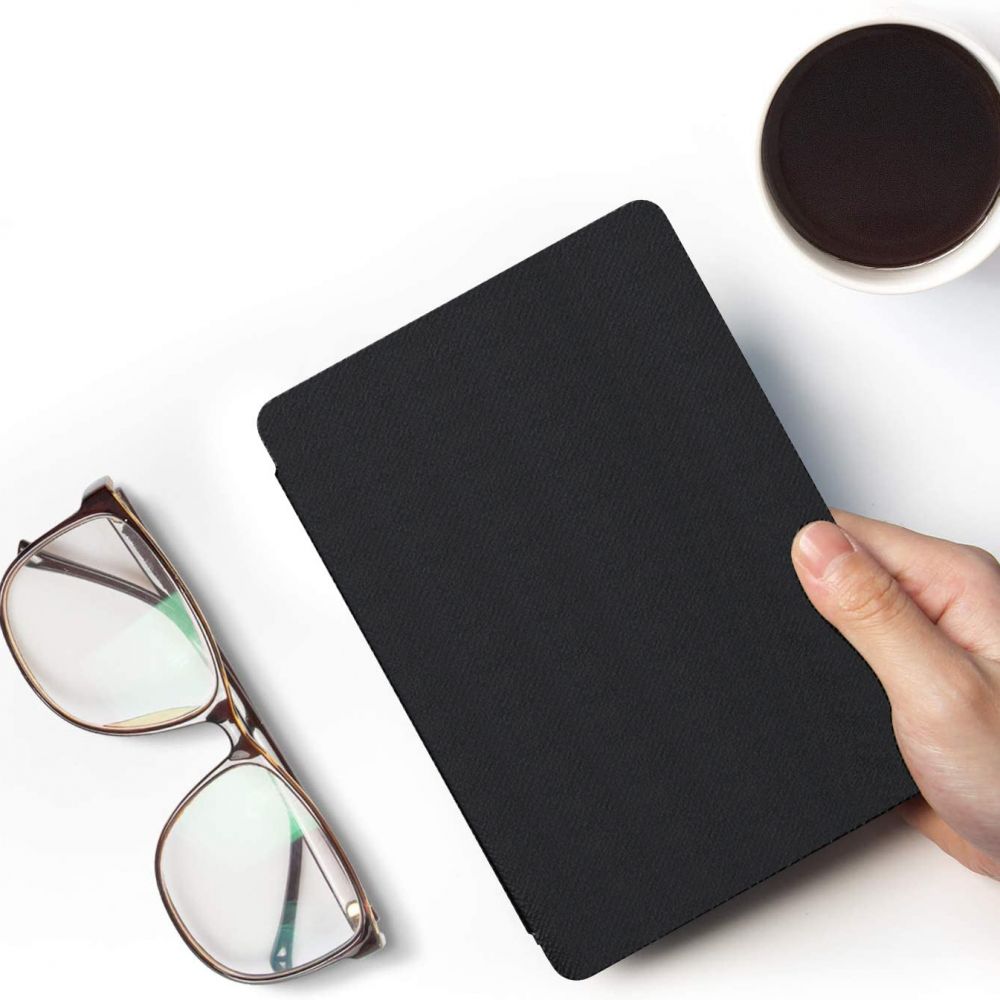 Custodia per Amazon Kindle Paperwhite 5 pollici, Techsuit, SmartCover, Nera