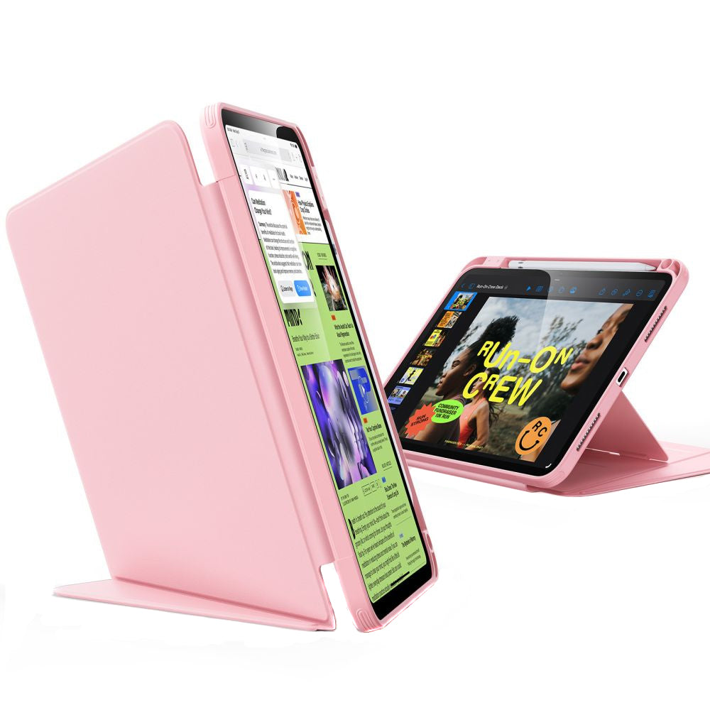 Custodia per Apple iPad (2025) / (2022), ESR, Flip Hybrid, Rosa