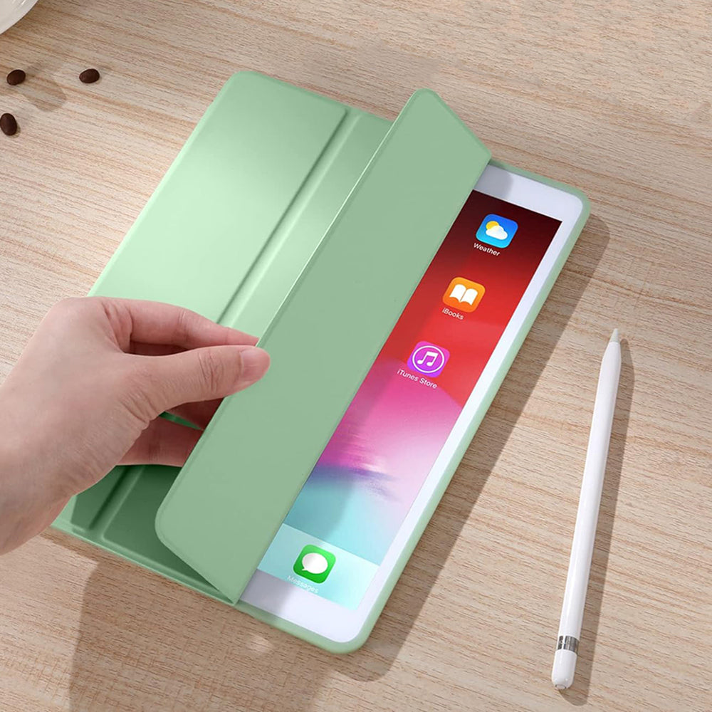 Custodia per Apple iPad 10.2 (2021) / 10.2 (2020) / 10.2 (2019), Techsuit, Flex Trifold, Nera