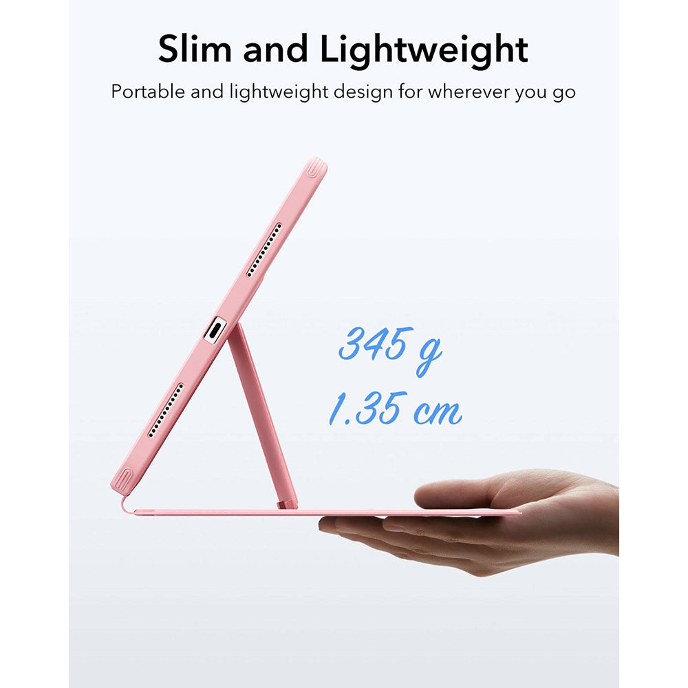Custodia per Apple iPad (2025) / (2022), ESR, Flip Hybrid, Rosa