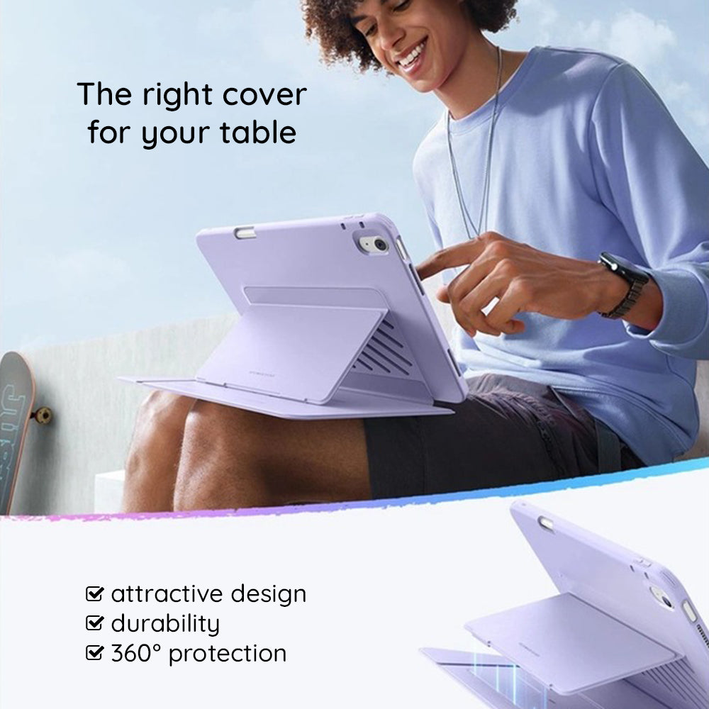 Custodia per Apple iPad (2025) / (2022), ESR, Flip Hybrid con Porta Matita, Verde