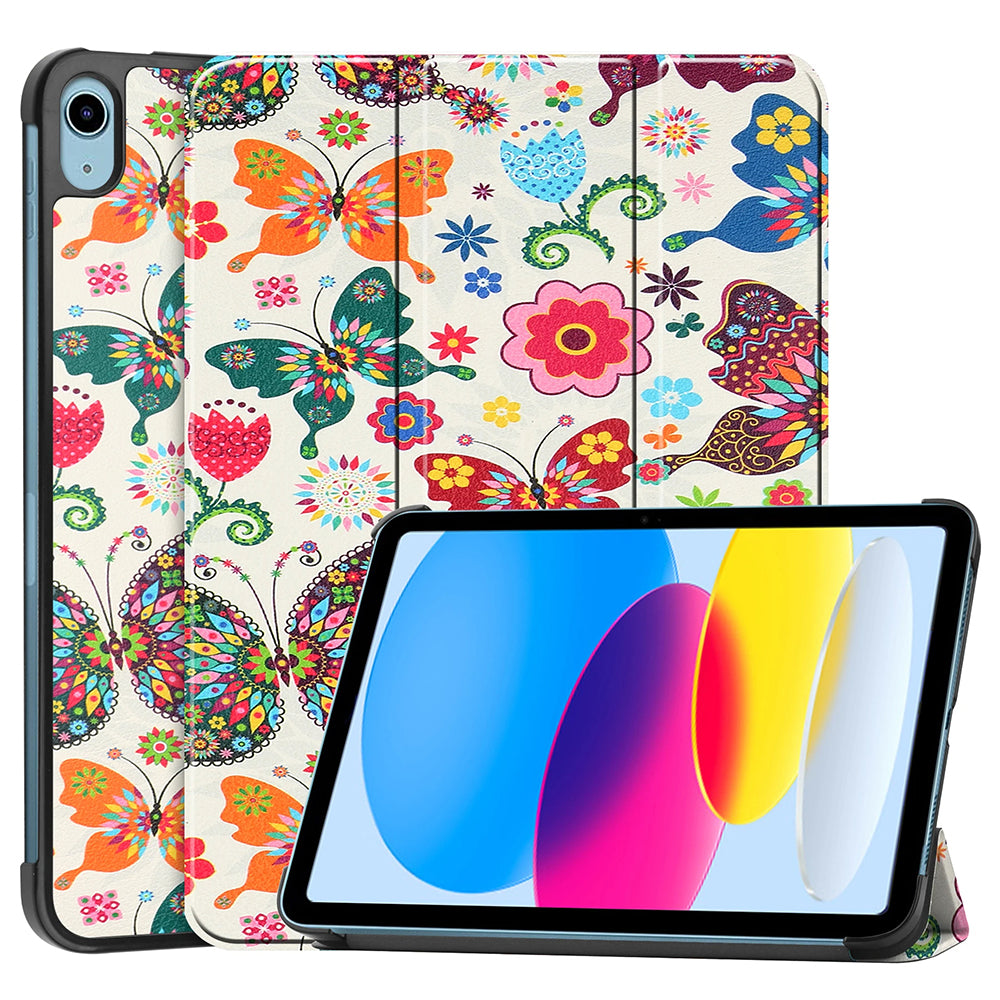 Custodia per Apple iPad (2025) / (2022), Techsuit, FoldPro Butterfly, Multicolore