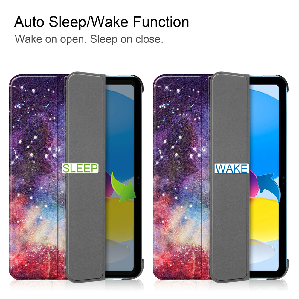 Custodia per Apple iPad (2025) / (2022), Techsuit, FoldPro Butterfly, Multicolore