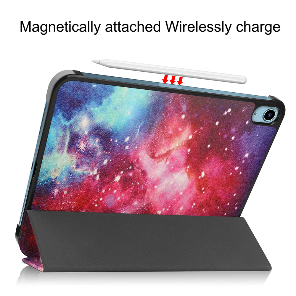 Custodia per Apple iPad (2025) / (2022), Techsuit, FoldPro Galaxy, Multicolore