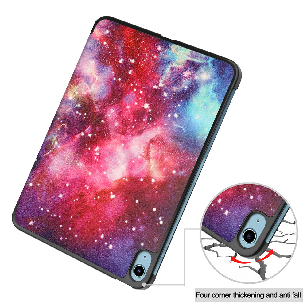 Custodia per Apple iPad (2025) / (2022), Techsuit, FoldPro Starry Night, Multicolore