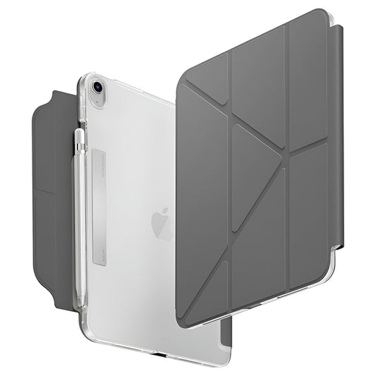 Custodia per Apple iPad (2025), UNIQ, Camden Click, Grigio