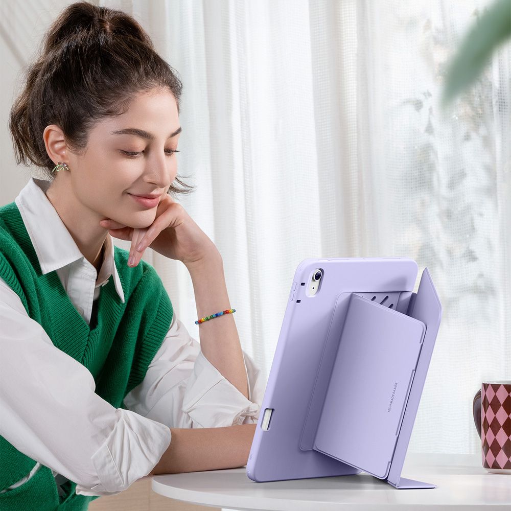 Custodia per Apple iPad Air 11 (2026) / iPad Air 11 (2025) / Air 11 (2024) / Air (2022) / Air (2020), ESR, Flip Hybrid, Viola
