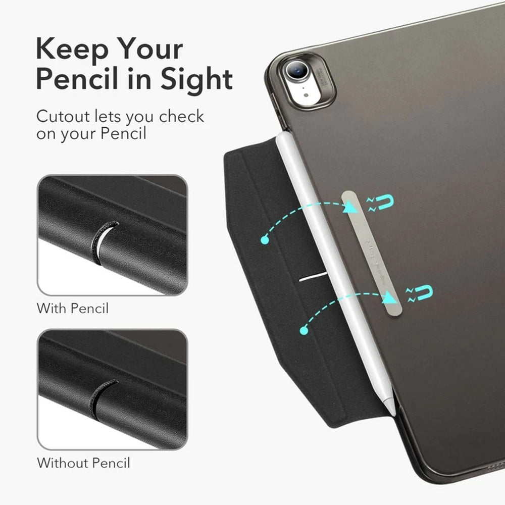Custodia per Apple iPad Air 11 (2026) / iPad Air 11 (2025) / Air 11 (2024) / Air (2022) / Air (2020), ESR, Ascend Trifold, Grigio