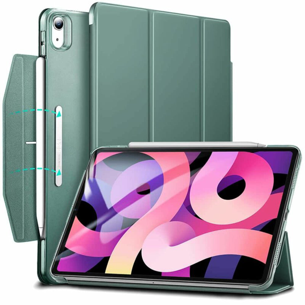 Custodia per Apple iPad Air 11 (2026) / iPad Air 11 (2025) / Air 11 (2024) / Air (2022) / Air (2020), ESR, Ascend Trifold, Verde Satinata