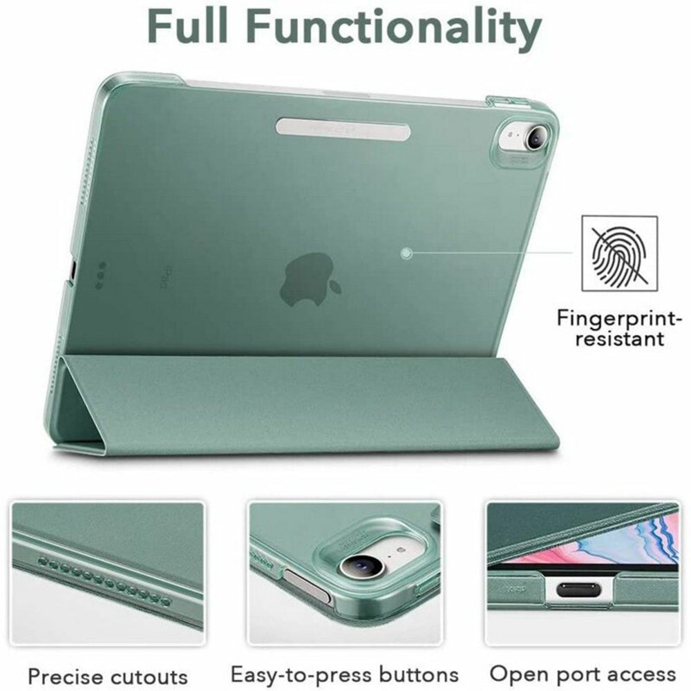 Custodia per Apple iPad Air 11 (2026) / iPad Air 11 (2025) / Air 11 (2024) / Air (2022) / Air (2020), ESR, Ascend Trifold, Verde Satinata