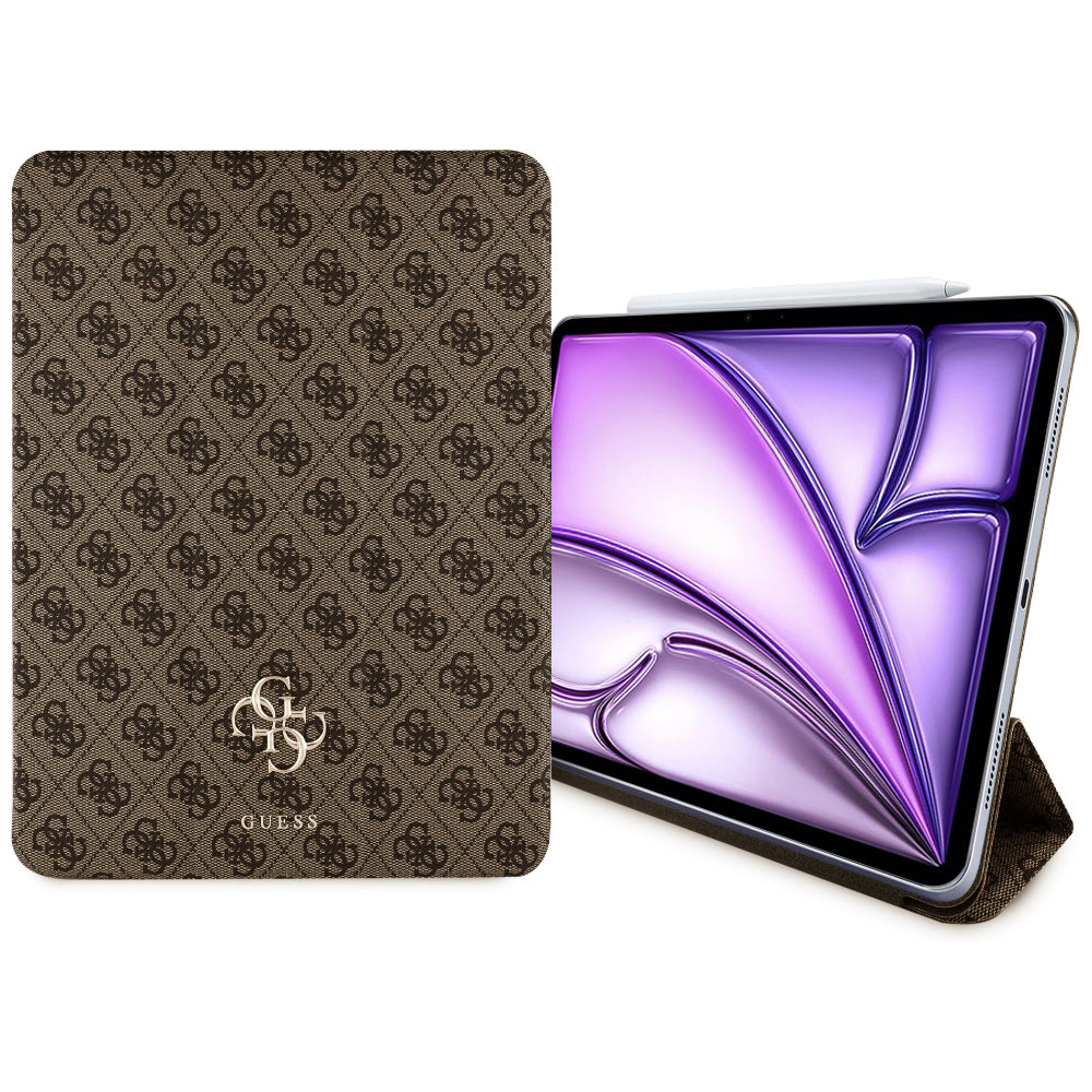 Custodia per Apple iPad Air 13 (2026) / Air 13 (2025) / Air 13 (2024), Guess, 4G Big Logo, Marrone