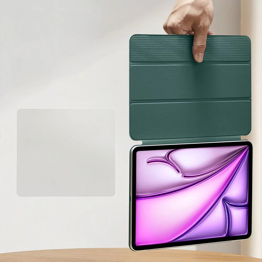 Custodia per Apple iPad Air 13 (2026) / Air 13 (2025) / Air 13 (2024) / Pro 12.9 (2022) / Pro 12.9 (2021), ESR, Rebound, Verde Satinata