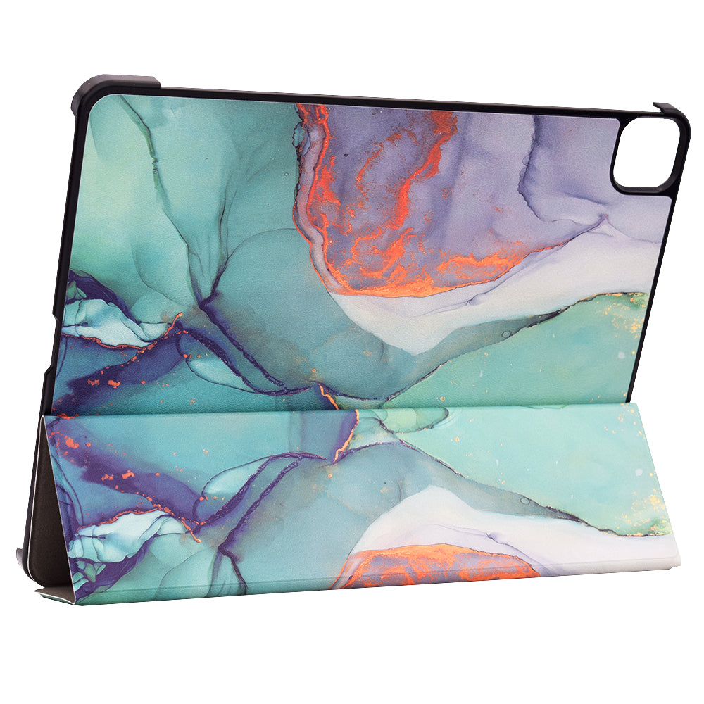 Custodia per Apple iPad Air 13 (2026) / Air 13 (2025) / Air 13 (2024), Techsuit, FoldPro Green Time, Multicolore