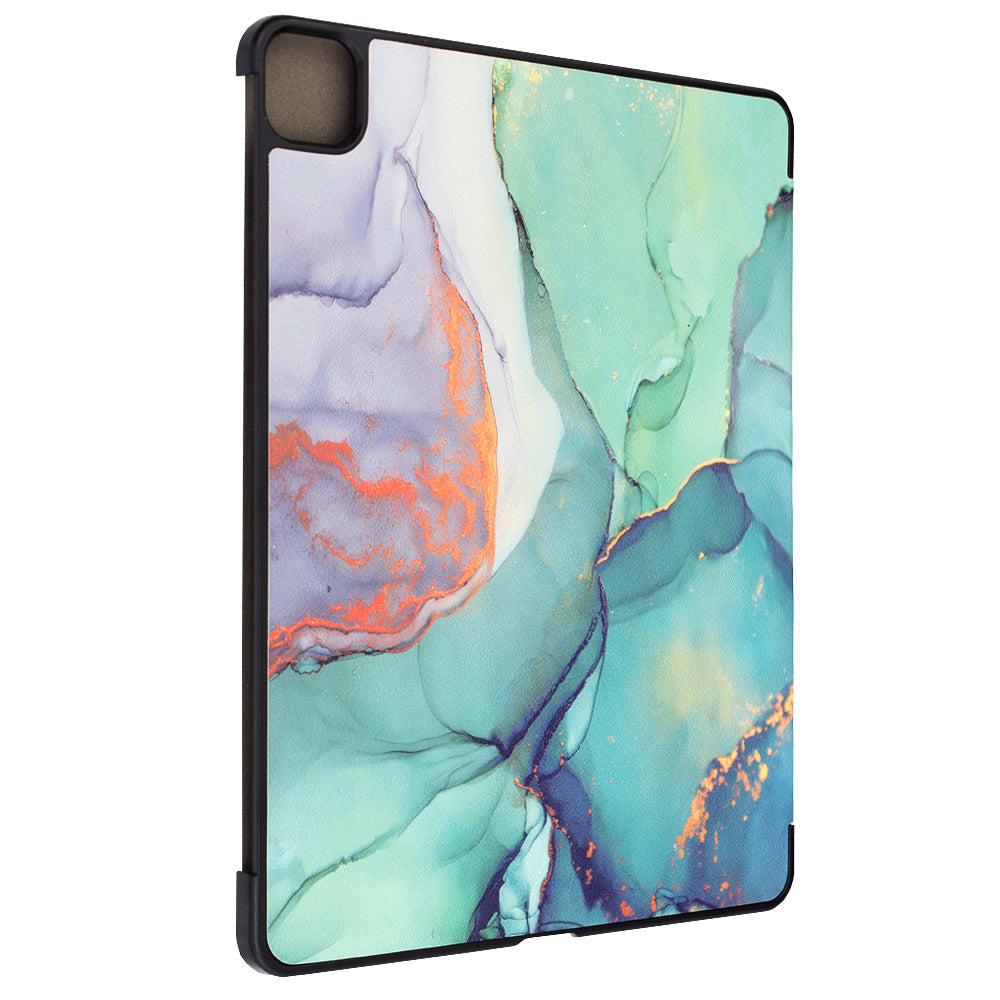 Custodia per Apple iPad Air 13 (2026) / Air 13 (2025) / Air 13 (2024), Techsuit, FoldPro Green Time, Multicolore