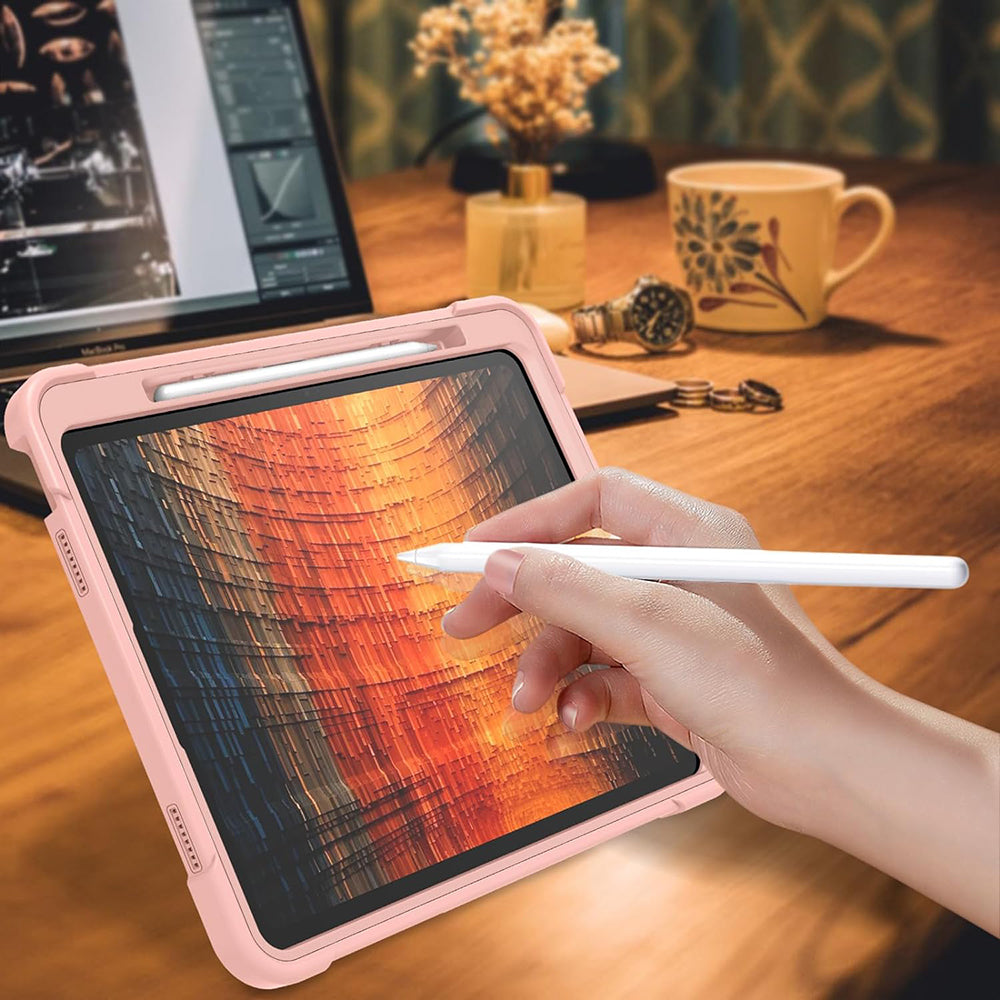 Custodia per Apple iPad Air 13 (2026) / Air 13 (2025) / Air 13 (2024), Techsuit, Rugged TabShell, Nera