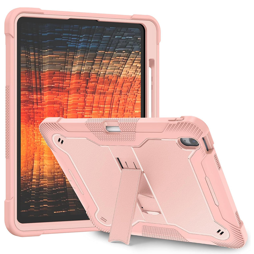 Custodia per Apple iPad Air 13 (2026) / Air 13 (2025) / Air 13 (2024), Techsuit, Rugged TabShell, Rosa