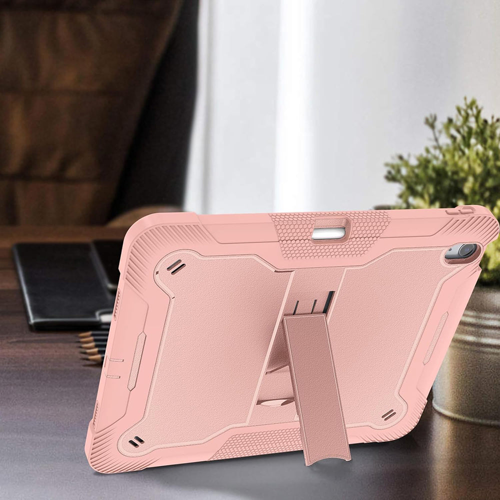 Custodia per Apple iPad Air 13 (2026) / Air 13 (2025) / Air 13 (2024), Techsuit, Rugged TabShell, Rosa