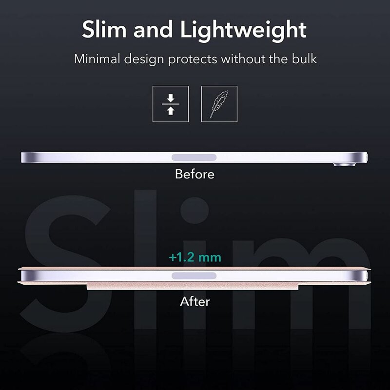 Custodia per Apple iPad mini (2024) / mini (2021), ESR, Rebound, Rosa Dorato