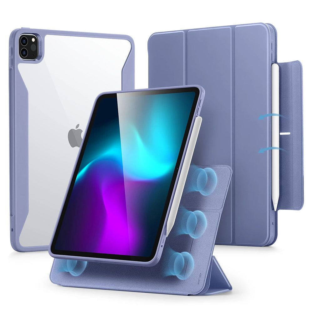 Custodia per Apple iPad Pro 11 (2024), ESR, Rebound Hybrid, Viola