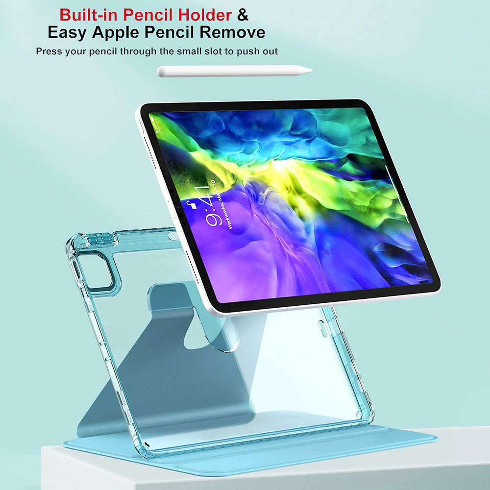Custodia per Apple iPad Pro 11 (2024), Techsuit, Crystal Vision, Nera