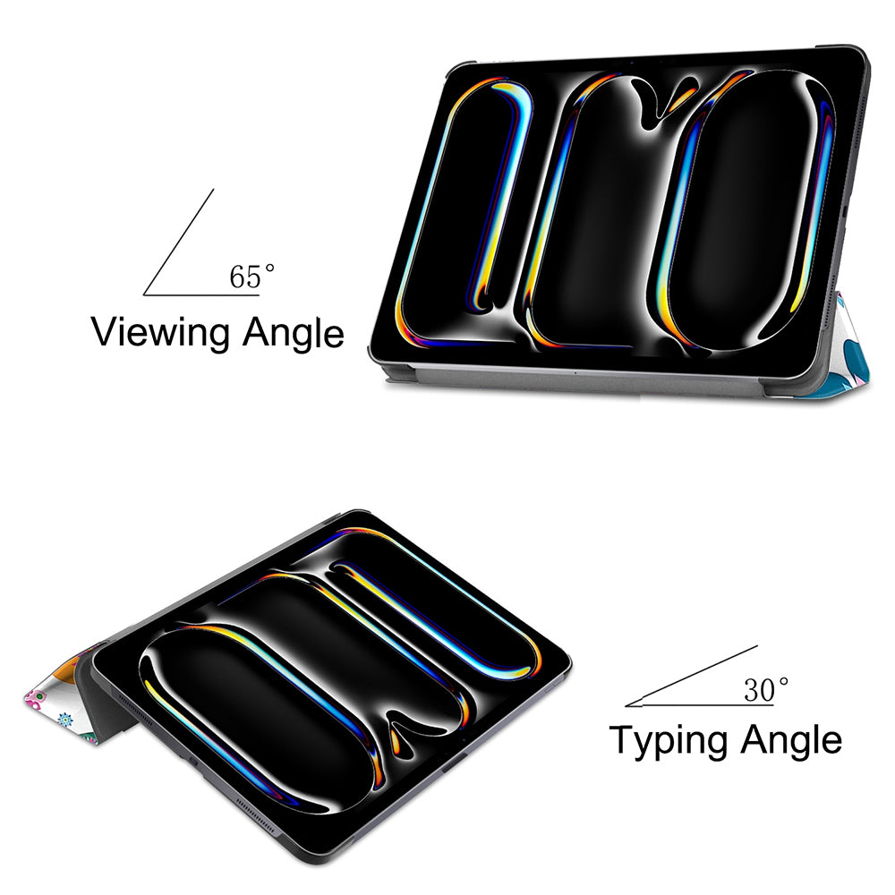 Custodia per Apple iPad Pro 11 (2024), Techsuit, FoldPro Butterfly, Multicolore