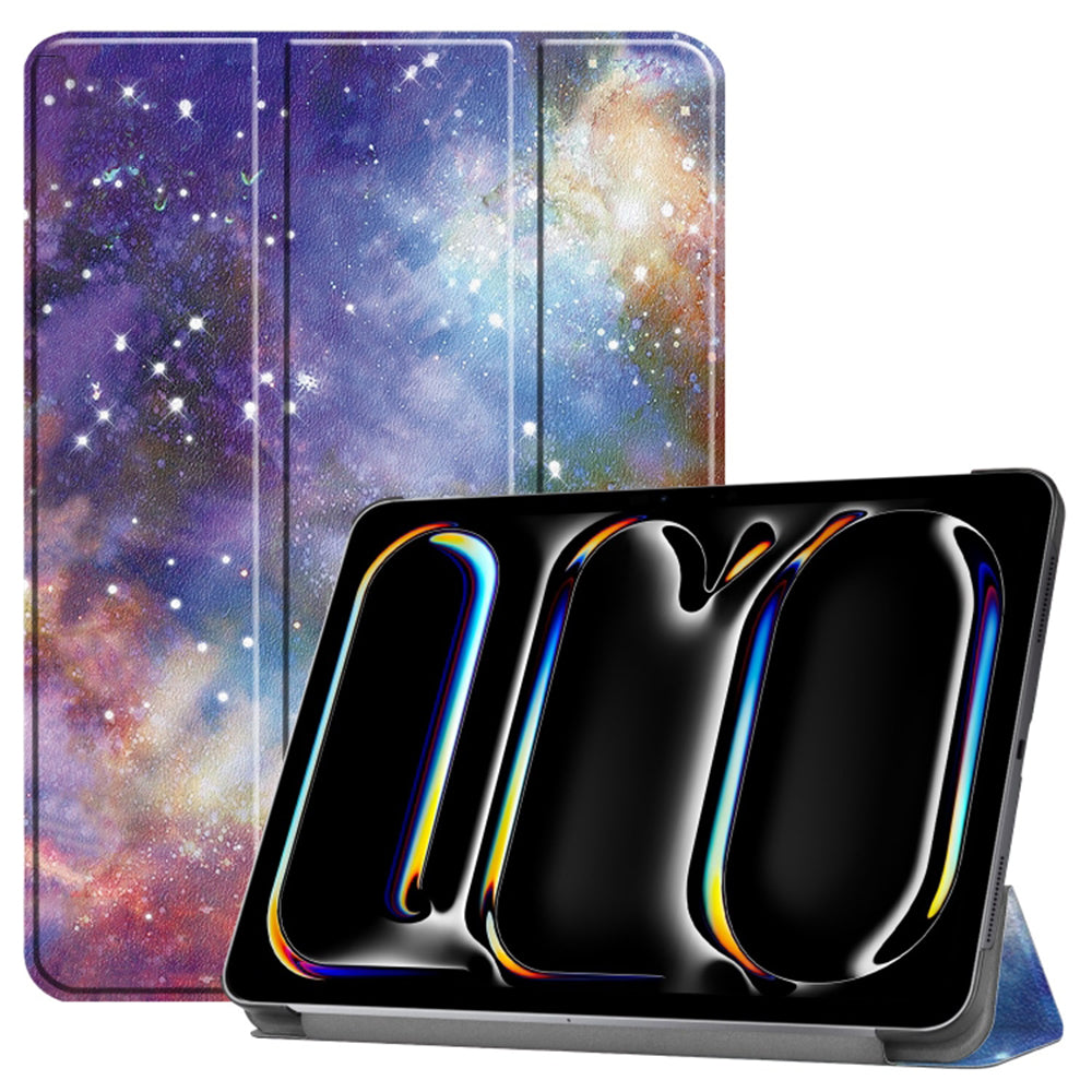 Custodia per Apple iPad Pro 11 (2024), Techsuit, FoldPro Galaxy, Multicolore