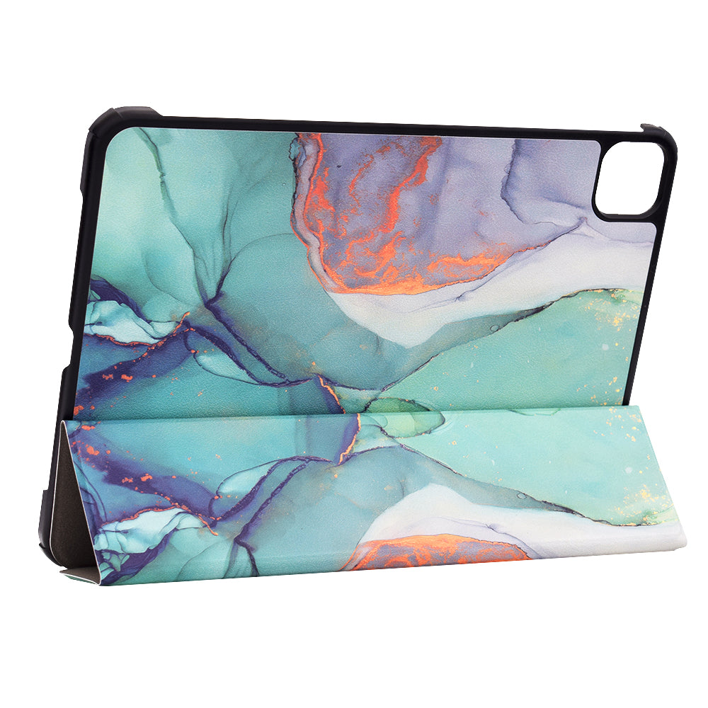 Custodia per Apple iPad Pro 11 (2024), Techsuit, FoldPro Green Time, Multicolore