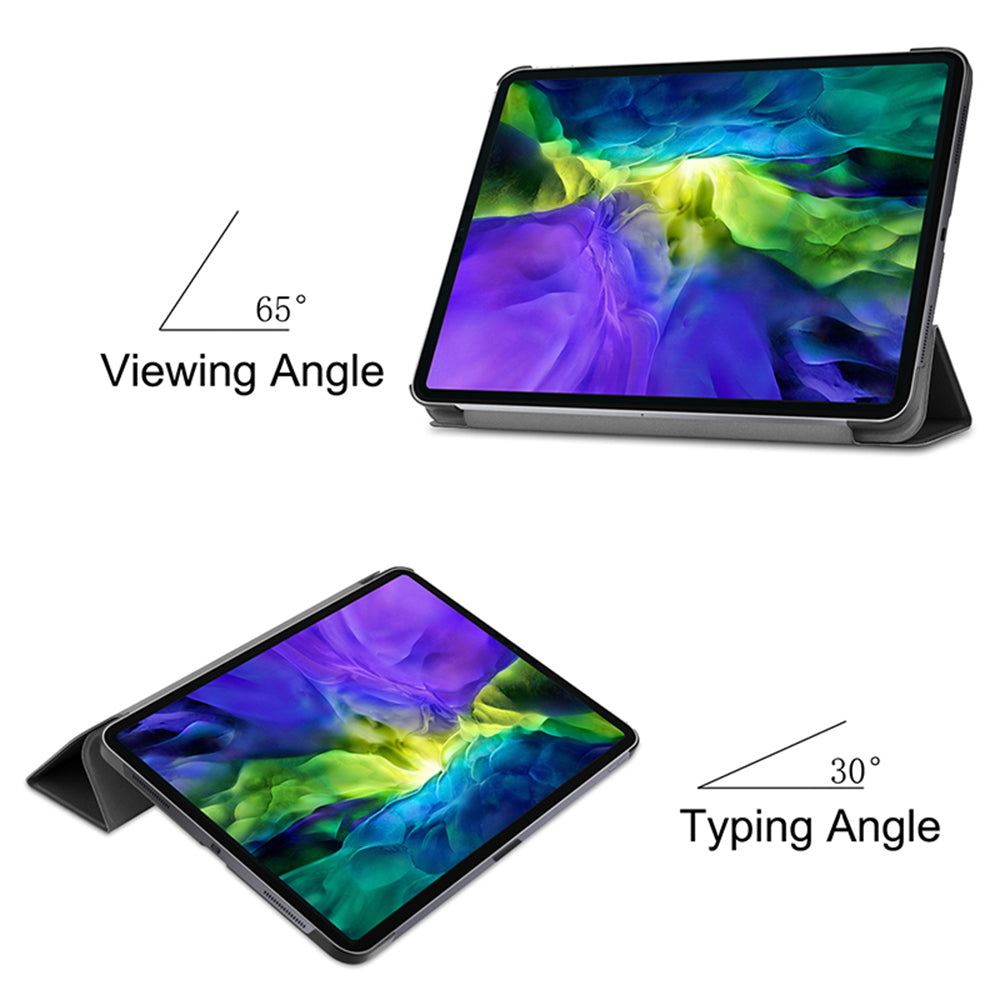 Custodia per Apple iPad Pro 12.9 (2022) / Pro 12.9 (2021) / Pro 12.9 (2020) / Pro 12.9 (2018), Techsuit, Brilliance, Rossa