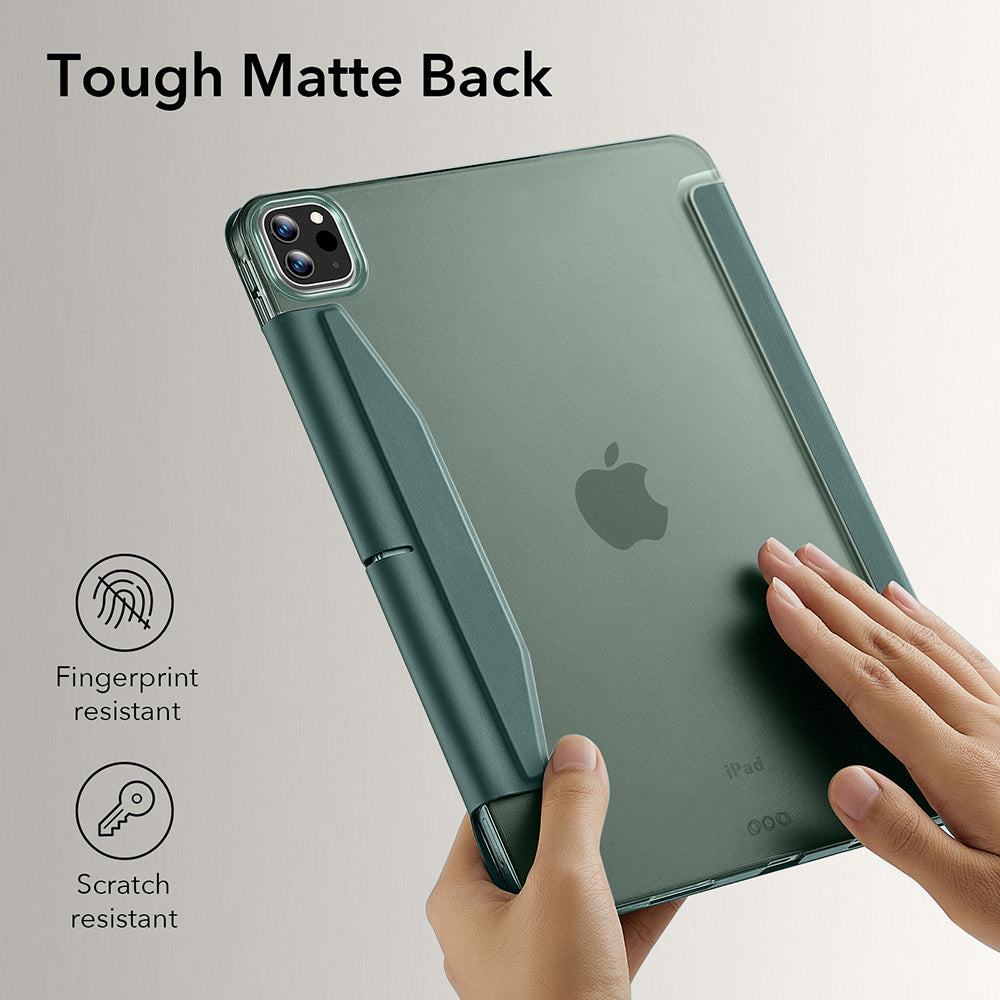 Custodia per Apple iPad Pro 13 (2024), ESR, Ascend Trifold, Verde Satinato