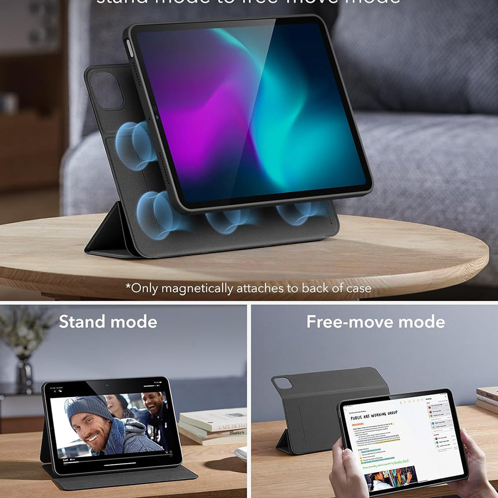 Custodia per Apple iPad Pro 13 (2024), ESR, Rebound Hybrid, Bianca