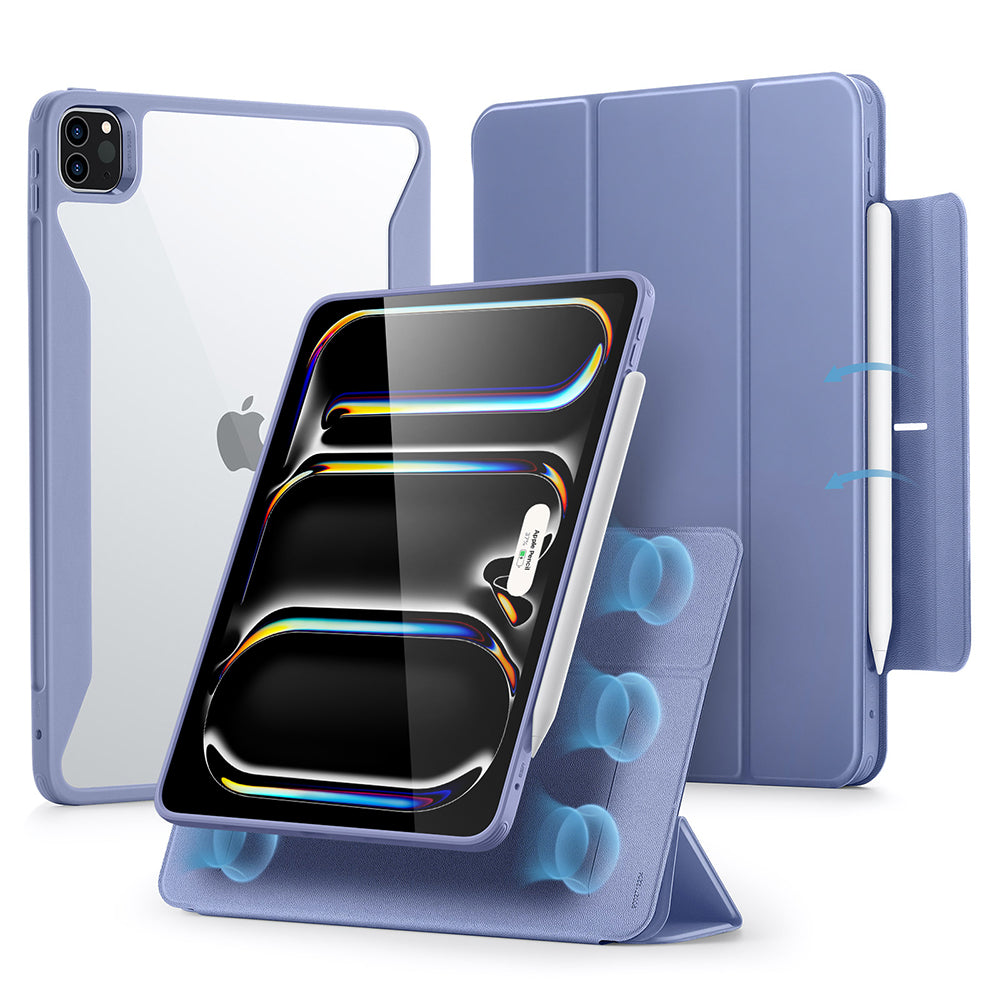 Custodia per Apple iPad Pro 13 (2024), ESR, Rebound Hybrid, Viola