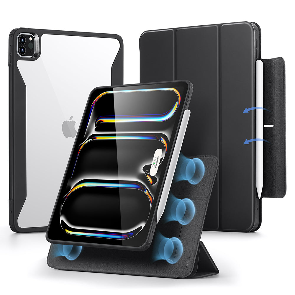 Custodia per Apple iPad Pro 13 (2024), ESR, Rebound Hybrid, Nera