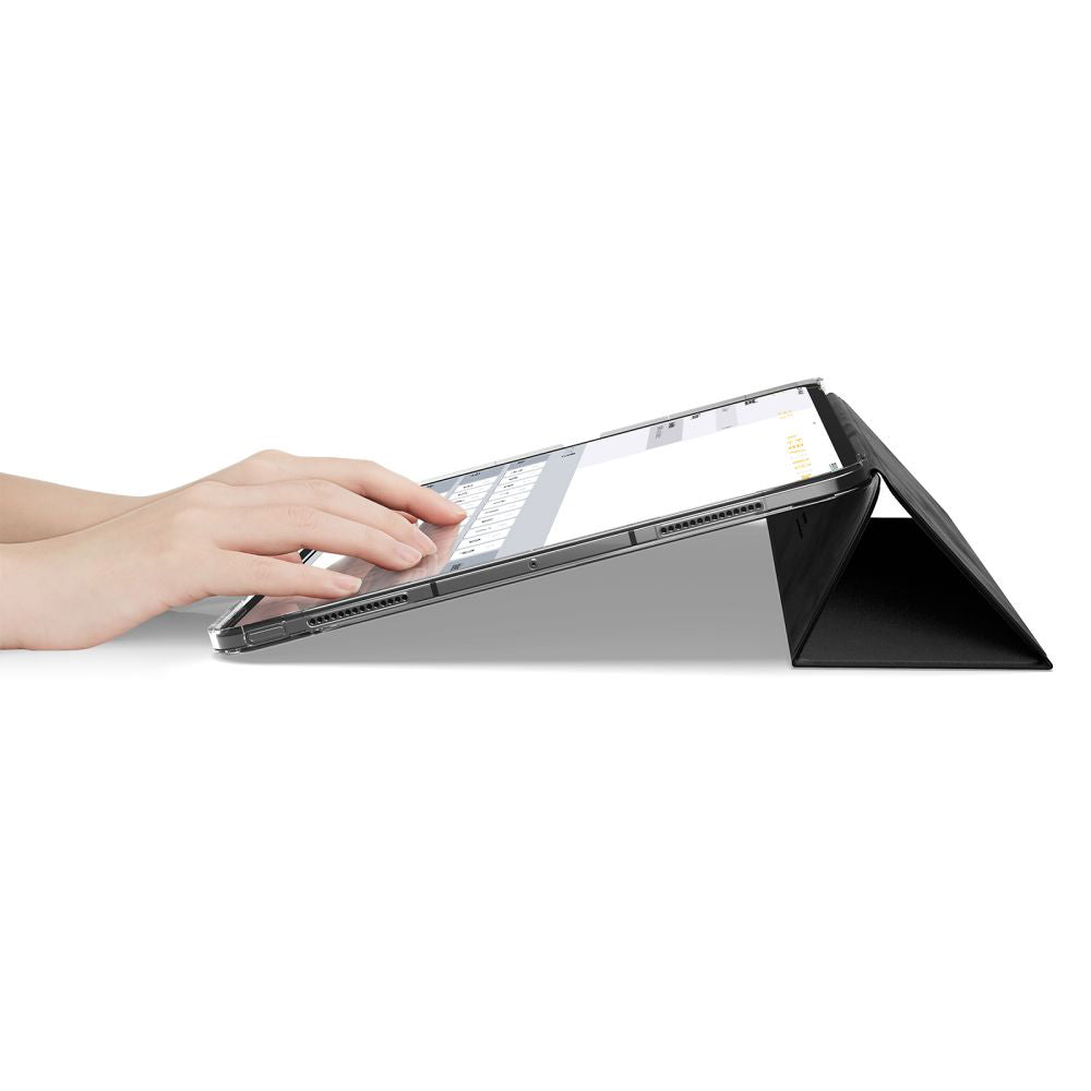 Custodia per Apple iPad Pro 13 (2024), Spigen, Liquid Air Folio, Nera ACS09439
