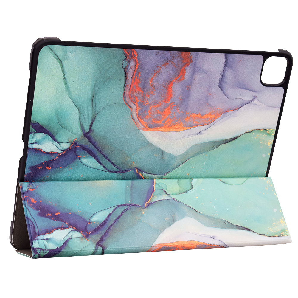 Custodia per Apple iPad Pro 13 (2024), Techsuit, FoldPro Green Time, Multicolore