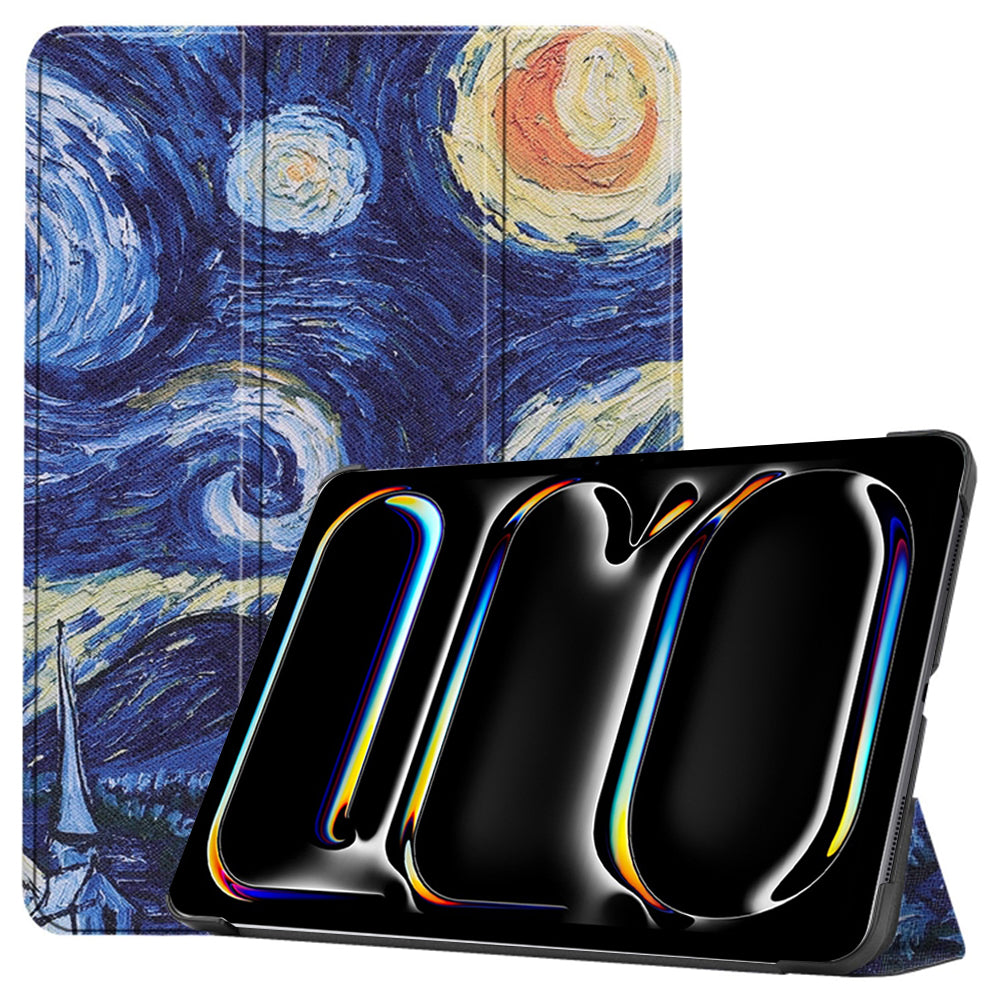 Custodia per Apple iPad Pro 13 (2024), Techsuit, FoldPro Starry Night, Multicolore