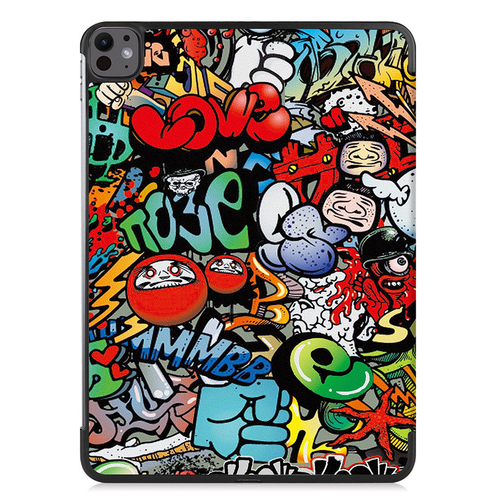 Custodia per Apple iPad Pro 13 (2024), Techsuit, FoldPro Urban Vibe, Multicolore
