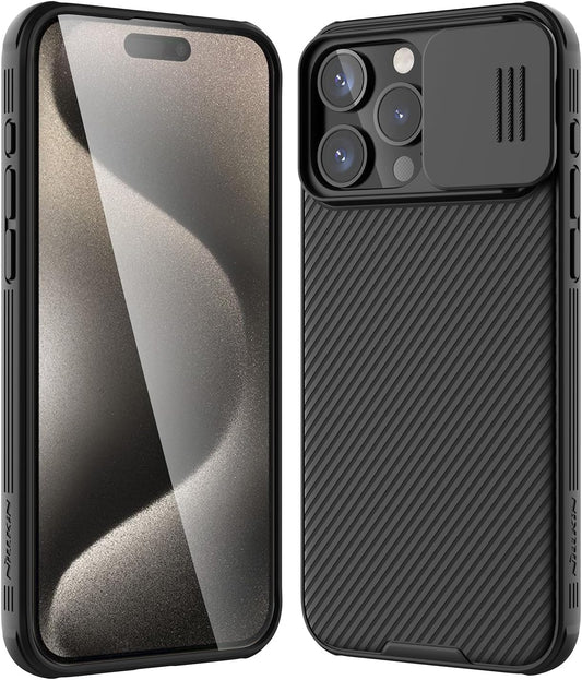 Custodia per Apple iPhone 16 Pro, Nillkin, CamShield Pro, nero