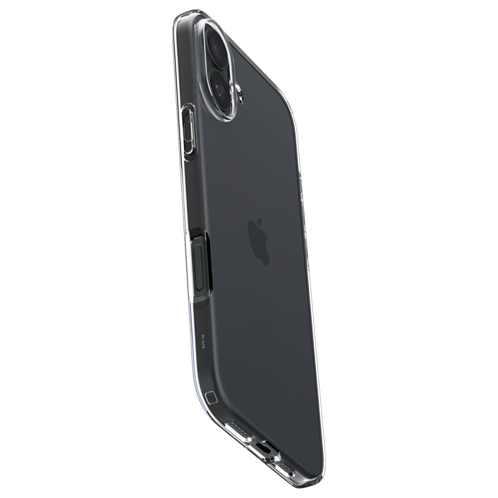 Custodia per Apple iPhone 16, Spigen, a cristalli liquidi, trasparente ACS08190