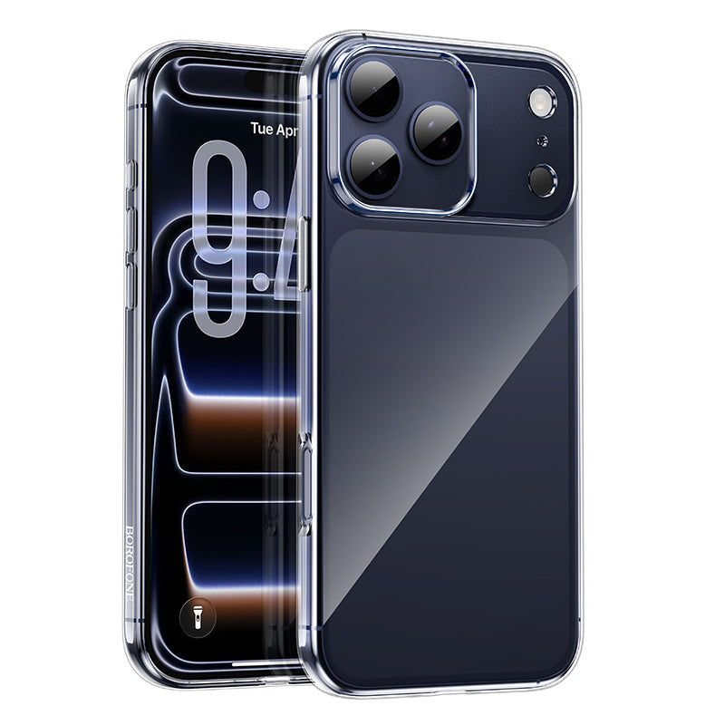 Custodia per Apple iPhone 17 Pro Max, Borofone, BI4 Ice, Trasparente