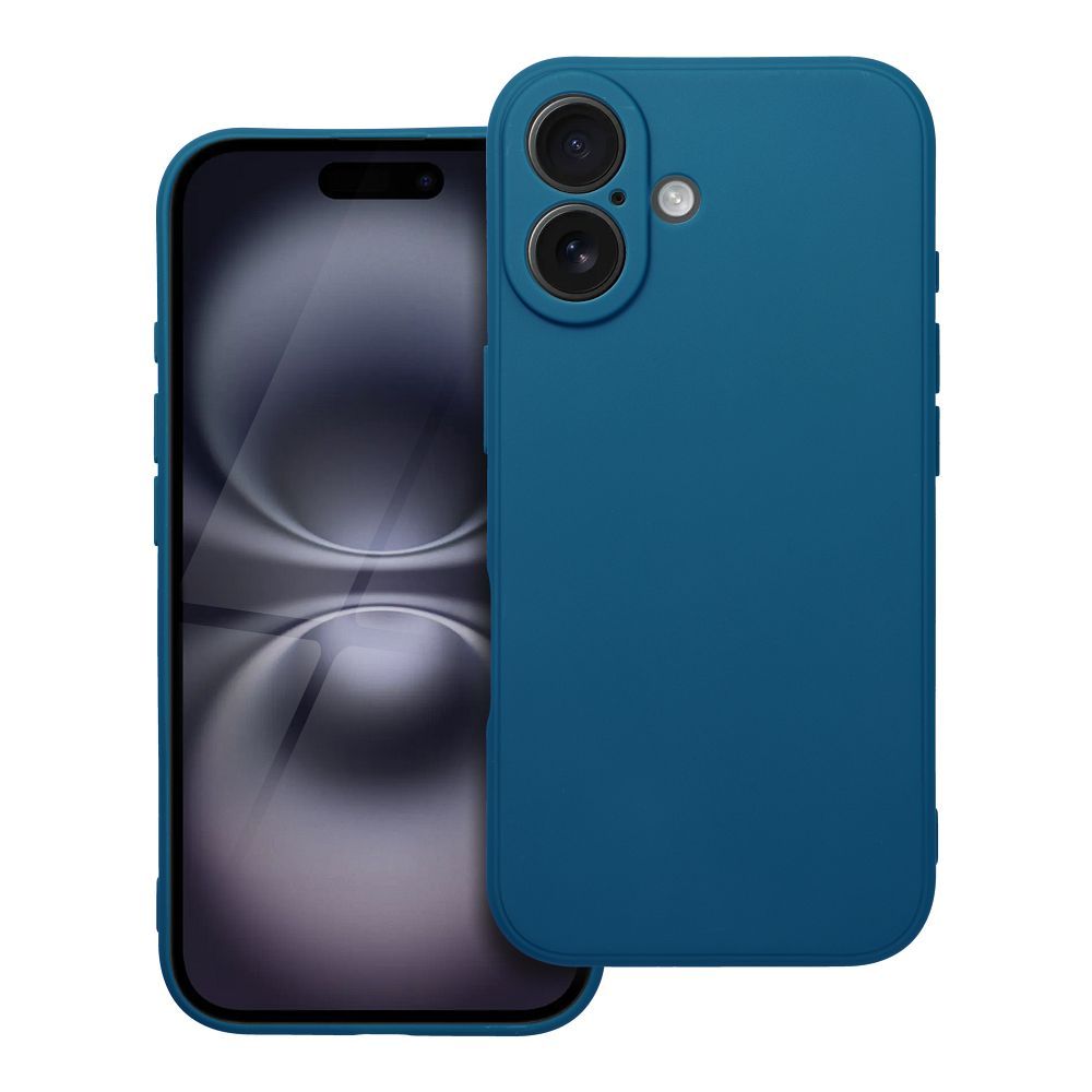 Custodia per Apple iPhone 16, OEM, Opaca, Blu