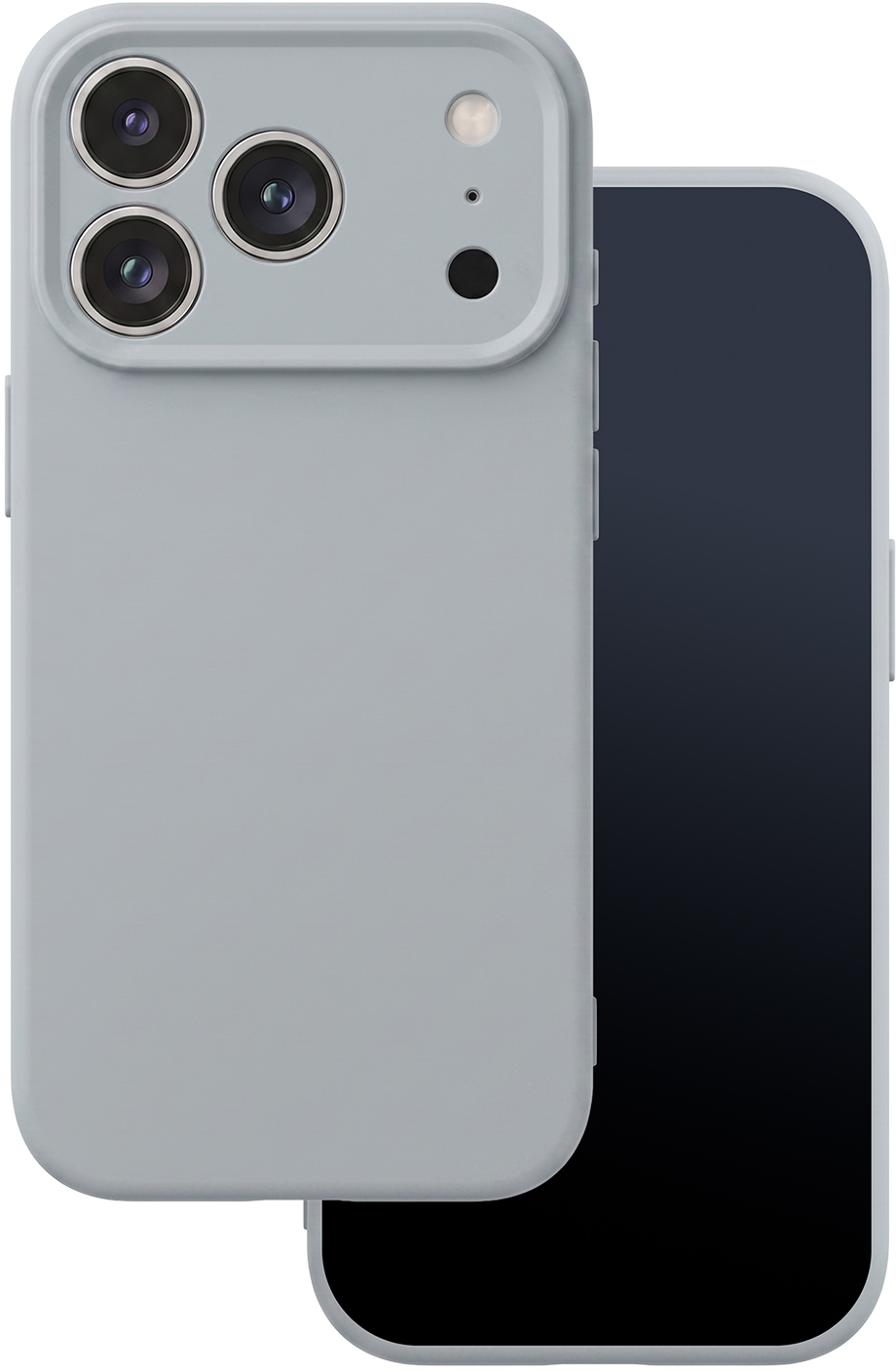 Custodia per Apple iPhone 17 Pro Max, OEM, Silicone, Grigio