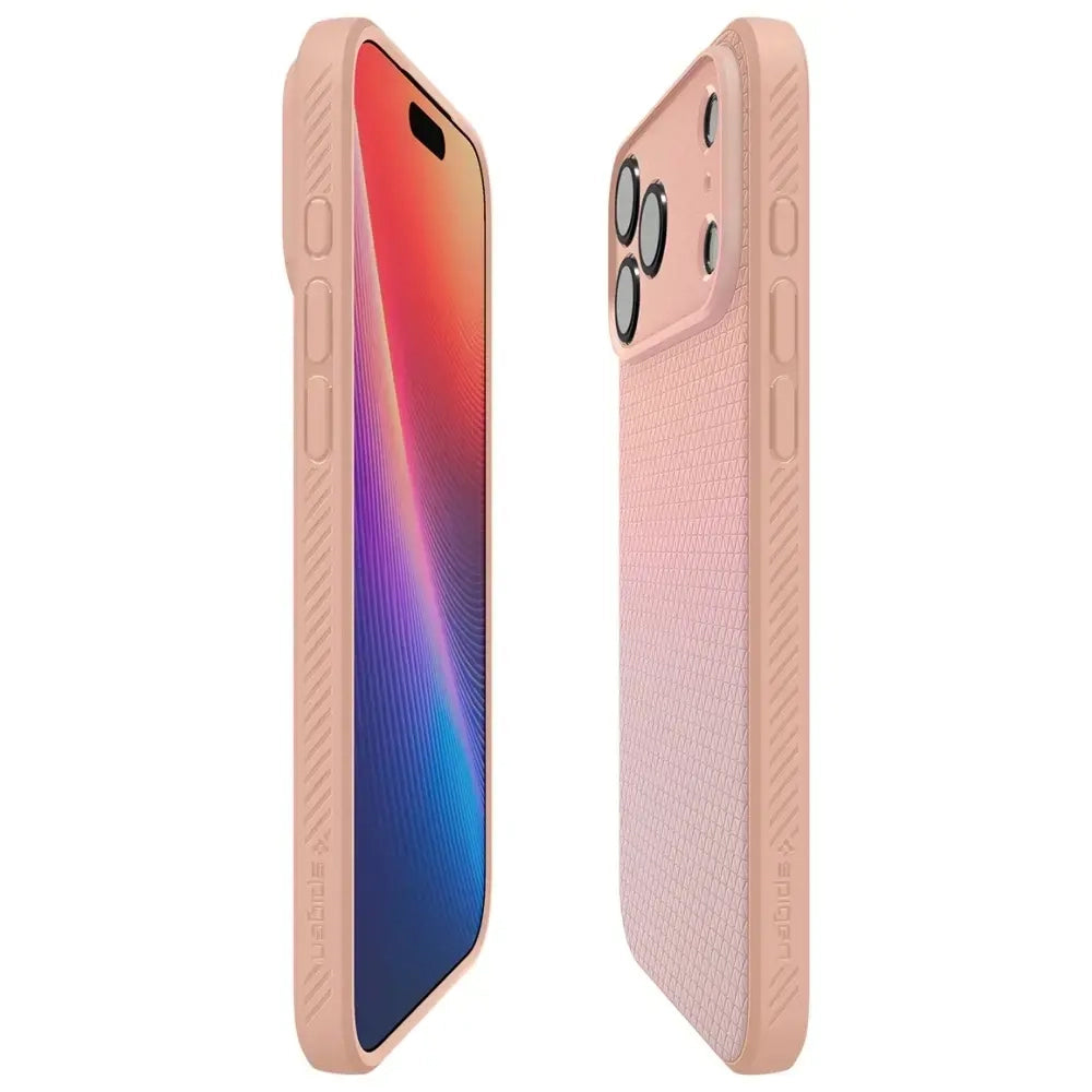 Custodia per Apple iPhone 18 Pro Max / 17 Pro Max, Spigen, Liquid Air, Rosa ACS12115