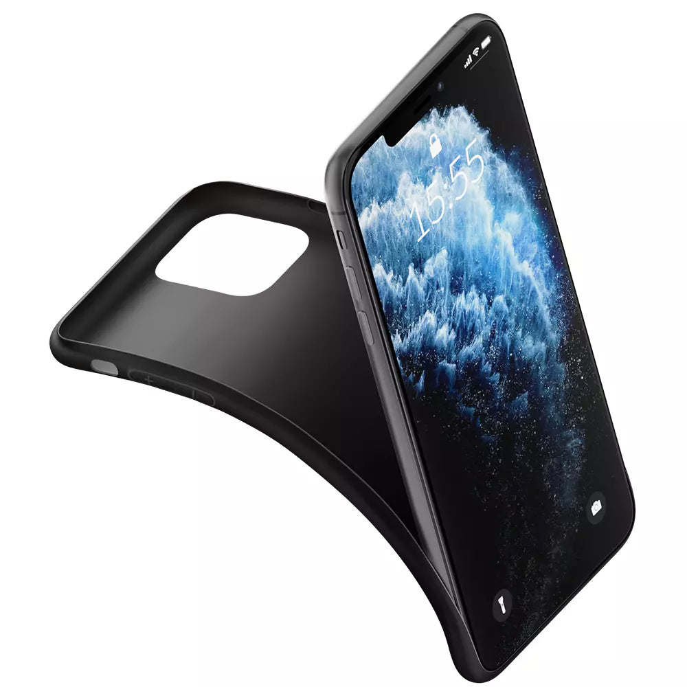 Custodia per Apple iPhone 11, 3MK, Nera Opaca